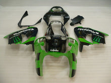 Charger l&#39;image dans la galerie, Green and Black Monster - NINJA ZX-9R 02-03 Fairing Kit