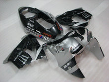 Charger l&#39;image dans la galerie, Black and Silver Monster - NINJA ZX-9R 02-03 Fairing Kit