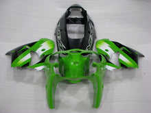 Charger l&#39;image dans la galerie, Green and Black Factory Style - NINJA ZX-9R 02-03 Fairing Kit