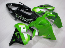 Charger l&#39;image dans la galerie, Green and Black Factory Style - NINJA ZX-9R 02-03 Fairing Kit