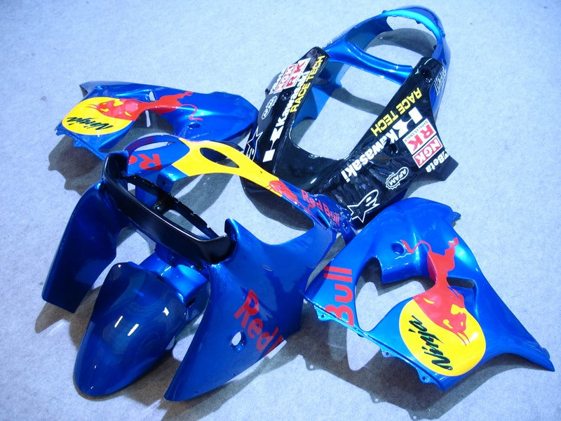 Kit de carénage Blue Red Bull - NINJA ZX-9R 00-01