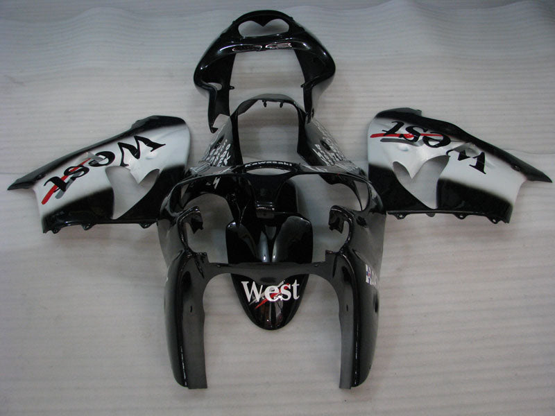 Kit de carénage Black and White West - NINJA ZX-9R 00-01