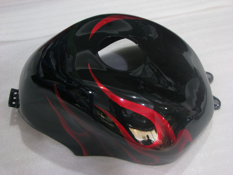 Black and Red Flame - NINJA ZX-10R 04-05 Fairing Kit