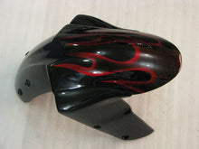 Charger l&#39;image dans la galerie, Black and Red Flame - NINJA ZX-10R 04-05 Fairing Kit