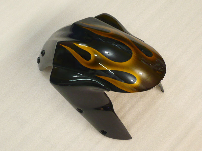 Black and Golden Flame - NINJA ZX-10R 04-05 Fairing Kit
