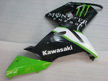 Charger l&#39;image dans la galerie, White and Black Green Monster - NINJA ZX-10R 04-05 Fairing Kit
