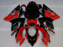 Charger l&#39;image dans la galerie, Red and Black Monster - NINJA ZX-10R 04-05 Fairing Kit