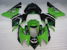 Charger l&#39;image dans la galerie, Green and Black Monster - NINJA ZX-10R 04-05 Fairing Kit
