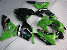 Charger l&#39;image dans la galerie, Green and Black Monster - NINJA ZX-10R 04-05 Fairing Kit