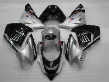 Charger l&#39;image dans la galerie, Silver and Black Monster - NINJA ZX-10R 04-05 Fairing Kit