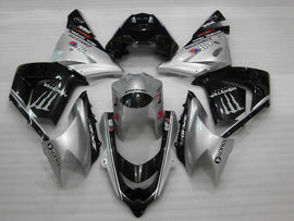 Silver and Black Monster - NINJA ZX-10R 04-05 Fairing Kit