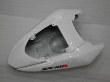 Charger l&#39;image dans la galerie, White and Matte Black Factory Style - NINJA ZX-10R 04-05 Fairing Kit