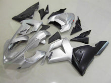Charger l&#39;image dans la galerie, Silver and Mate Black Factory Style - NINJA ZX-10R 04-05 Fairing Kit