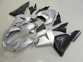 Silver and Mate Black Factory Style - NINJA ZX-10R 04-05 Fairing Kit