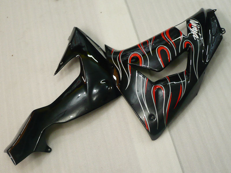 Black and Red Flame - NINJA ZX-10R 06-07 Fairing Kit