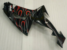 Charger l&#39;image dans la galerie, Black and Red Flame - NINJA ZX-10R 06-07 Fairing Kit