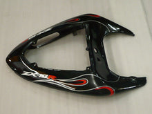 Charger l&#39;image dans la galerie, Black and Red Flame - NINJA ZX-10R 06-07 Fairing Kit