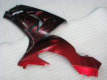 Charger l&#39;image dans la galerie, Black Red Flame - NINJA ZX-10R 06-07 Fairing Kit