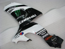 Charger l&#39;image dans la galerie, White and Black Monster - NINJA ZX-10R 06-07 Fairing Kit
