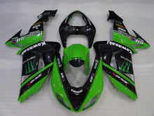 Charger l&#39;image dans la galerie, Green and Black Monster - NINJA ZX-10R 06-07 Fairing Kit