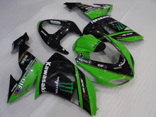 Charger l&#39;image dans la galerie, Green and Black Monster - NINJA ZX-10R 06-07 Fairing Kit