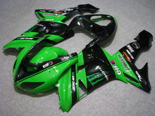 Charger l&#39;image dans la galerie, Green Black Monster - NINJA ZX-10R 06-07 Fairing Kit