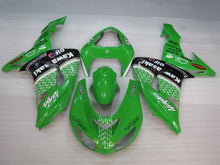 Charger l&#39;image dans la galerie, Green and Black Nakano - NINJA ZX-10R 06-07 Fairing Kit