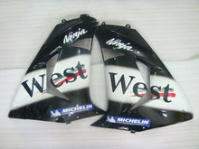 Charger l&#39;image dans la galerie, Black and White West - NINJA ZX-10R 06-07 Fairing Kit