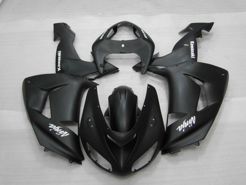 Matte Black Factory Style - NINJA ZX-10R 06-07 Fairing Kit