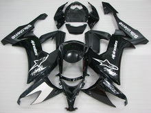 Charger l&#39;image dans la galerie, Black and White alpinestars - NINJA ZX-10R 08-10 Fairing Kit