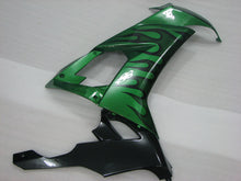 Charger l&#39;image dans la galerie, Green and Black Flame - NINJA ZX-10R 08-10 Fairing Kit