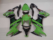 Charger l&#39;image dans la galerie, Green and Black Monster - NINJA ZX-10R 08-10 Fairing Kit