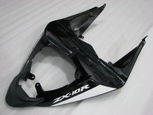 Charger l&#39;image dans la galerie, Green and Black White Factory Style - NINJA ZX-10R 08-10 Fairing Kit
