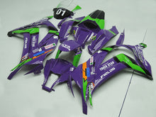 Charger l&#39;image dans la galerie, Purple and Green TRICK STAR - NINJA ZX-10R 11-15 Fairing Kit