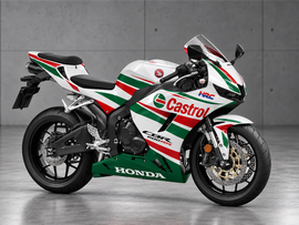 Kit de carénage vert, blanc et rouge Castrol - CBR600RR 24-26