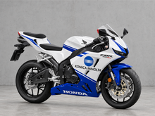 Charger l'image dans le visualiseur de la galerie, Blue and White Konica Minolta - CBR600RR 24-26 Fairing Kit