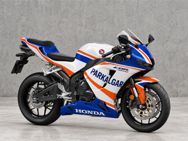 Kit de carénage blanc et orange bleu PARKALGAR - CBR600RR 24-26