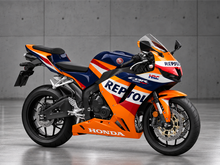 Charger l'image dans le visualiseur de la galerie, Deep Blue and Orange Repsol - CBR600RR 24-26 Fairing Kit