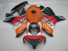 Charger l&#39;image dans la galerie, Matte Black and Orange Red Repsol - CBR1000RR 08-11 Fairing