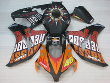 Charger l&#39;image dans la galerie, Matte Black and Orange Rossi - CBR1000RR 08-11 Fairing Kit -