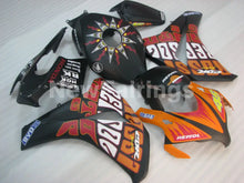 Charger l&#39;image dans la galerie, Matte Black and Orange Rossi - CBR1000RR 08-11 Fairing Kit -