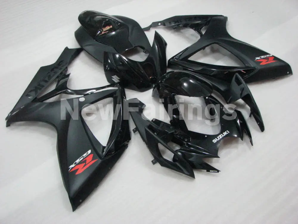 Matte Black and Black Factory Style - GSX-R750 06-07 Fairing Kit