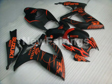 Charger l'image dans la galerie, Matte Black and Orange Corona - GSX-R750 06-07 Fairing Kit