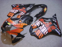 Charger l&#39;image dans la galerie, Matte Black and Orange Rossi - CBR600 F4 99-00 Fairing Kit -
