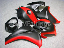 Charger l'image dans le visualiseur de la galerie, Matte Black and Red No decals - CBR1000RR 08-11 Fairing Kit