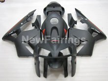 Charger l'image dans la galerie, Matte Black with red decals Factory Style - CBR600RR 05-06 Fairing Kit