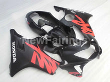 Charger l&#39;image dans la galerie, Matte Black and Red Factory Style - CBR600 F4 99-00 Fairing