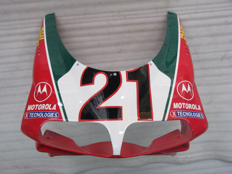 Number 21 Red and White Black Performance - Ducati 748/916/996/998 96-02 Fairing Kit