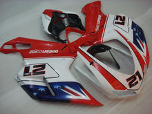 Charger l'image dans la galerie, Number 21 Red and White Black Star - Ducati 848/1098/1198 07-11 Fairing Kit