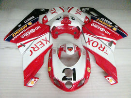 Number 21 Red and White Black Xerox - Ducati 749/999 05-06